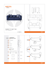 Ella Coffee Velvet Sofa & Loveseat - Ella Furniture