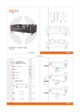 Ella Smoke Velvet Sofa 89" & Loveseat 69"