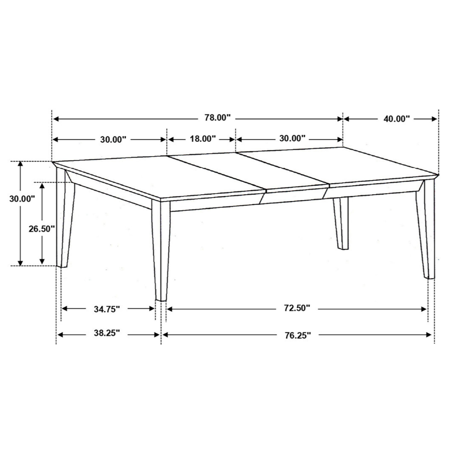 Close-up detail of dining furniture