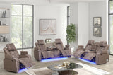 Lita Brown Power 3-Piece Reclining Set