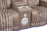 Lita Brown Power 3-Piece Reclining Set