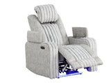 Power recliner controls and power headrest on Lita recliner