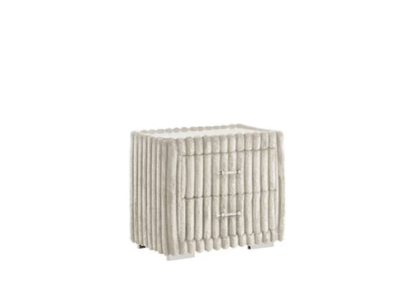 Atlam Henley Cream Nightstand front view