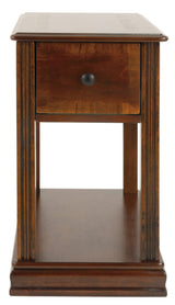 Breegin Brown Chairside End Table back side