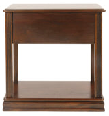 Breegin Brown Chairside End Table showroom display