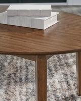 Close-up detail of Gordonay end table corner