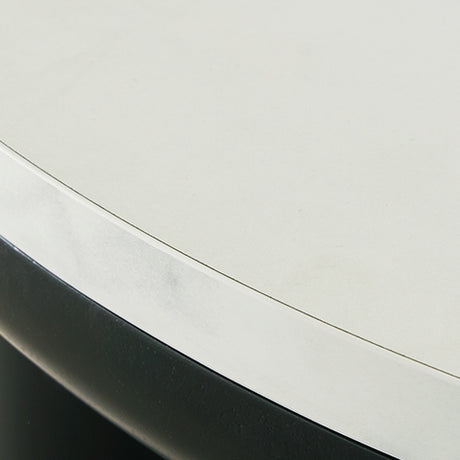 Detail of assembly hardware and finish on Xandrum tables