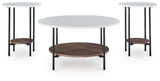 Front view of Wrenwich coffee table with open lower shelf