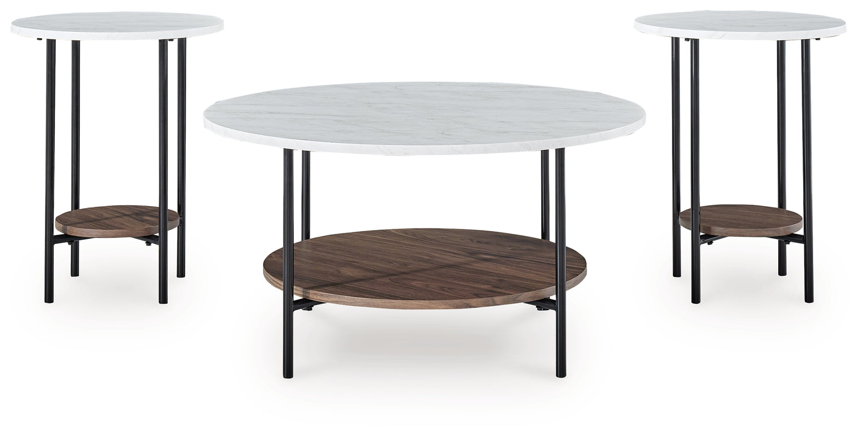 Front view of Wrenwich coffee table with open lower shelf