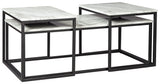Donnesta nesting tables separated, top view