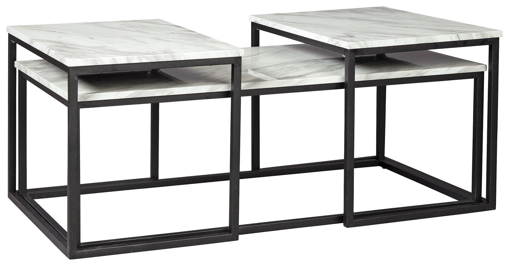 Donnesta nesting tables separated, top view