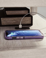 Close-up of USB-A and USB-C charging ports