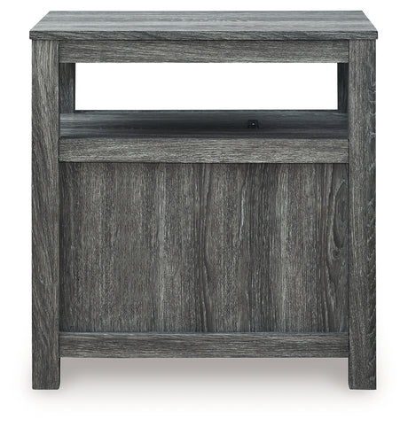 Side profile of Fendenmore Chairside End Table