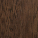 Camdill dark brown chairside end table front view