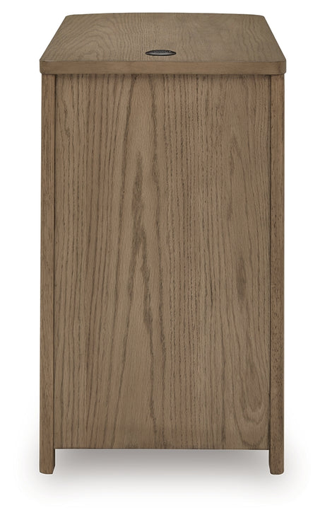 Back view of Camdill Chairside End Table