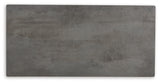 Dynnford Gray and Brown 3-Piece Table Set - front angle