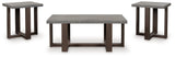 Dynnford end tables - side view