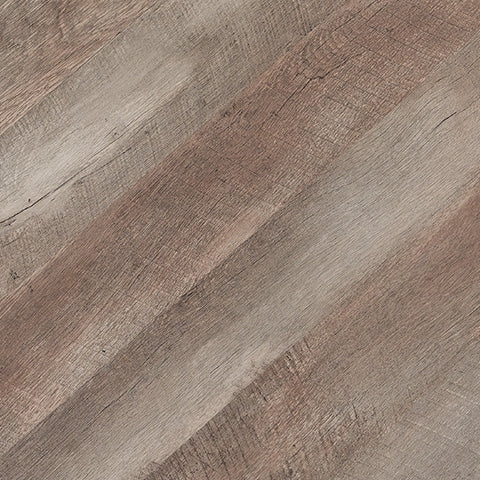 Top view showing decorative laminate and wood-grain finish of table top