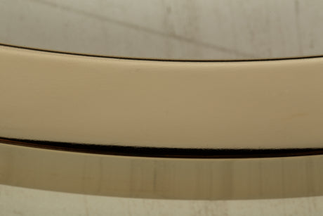 Crimonti champagne goldtone accent table set with glass tops