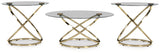 Crimonti table set detailed metal frame close-up