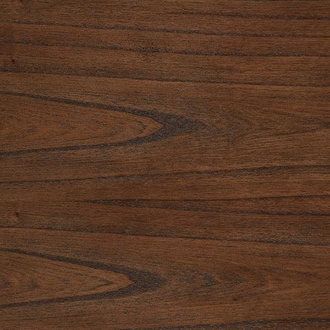 Treytown Brown Chairside End Table angled view with door and open shelf