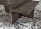 Zendex end table top view highlighting square shape