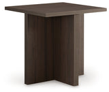 Close-up of Zendex coffee table wood grain texture