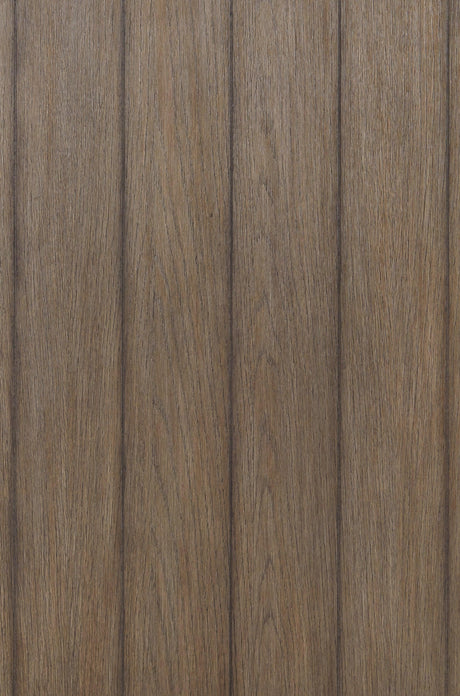 Close-up of planked-look tabletop finish on Bolanbrook set