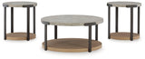 Darthurst Light Brown Coffee Table head-on view