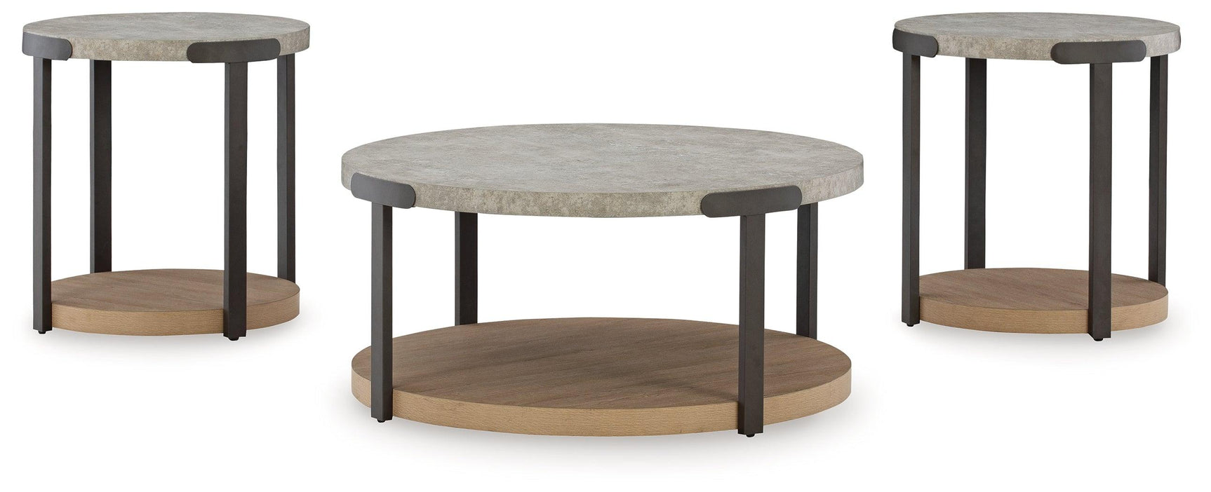 Darthurst Light Brown Coffee Table head-on view