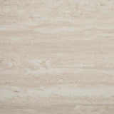 Close-up of Tarica table set light goldtone metal base and faux marble top