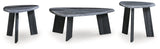 Bluebond end tables nesting arrangement