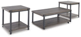 Wilmaden table set angled side view