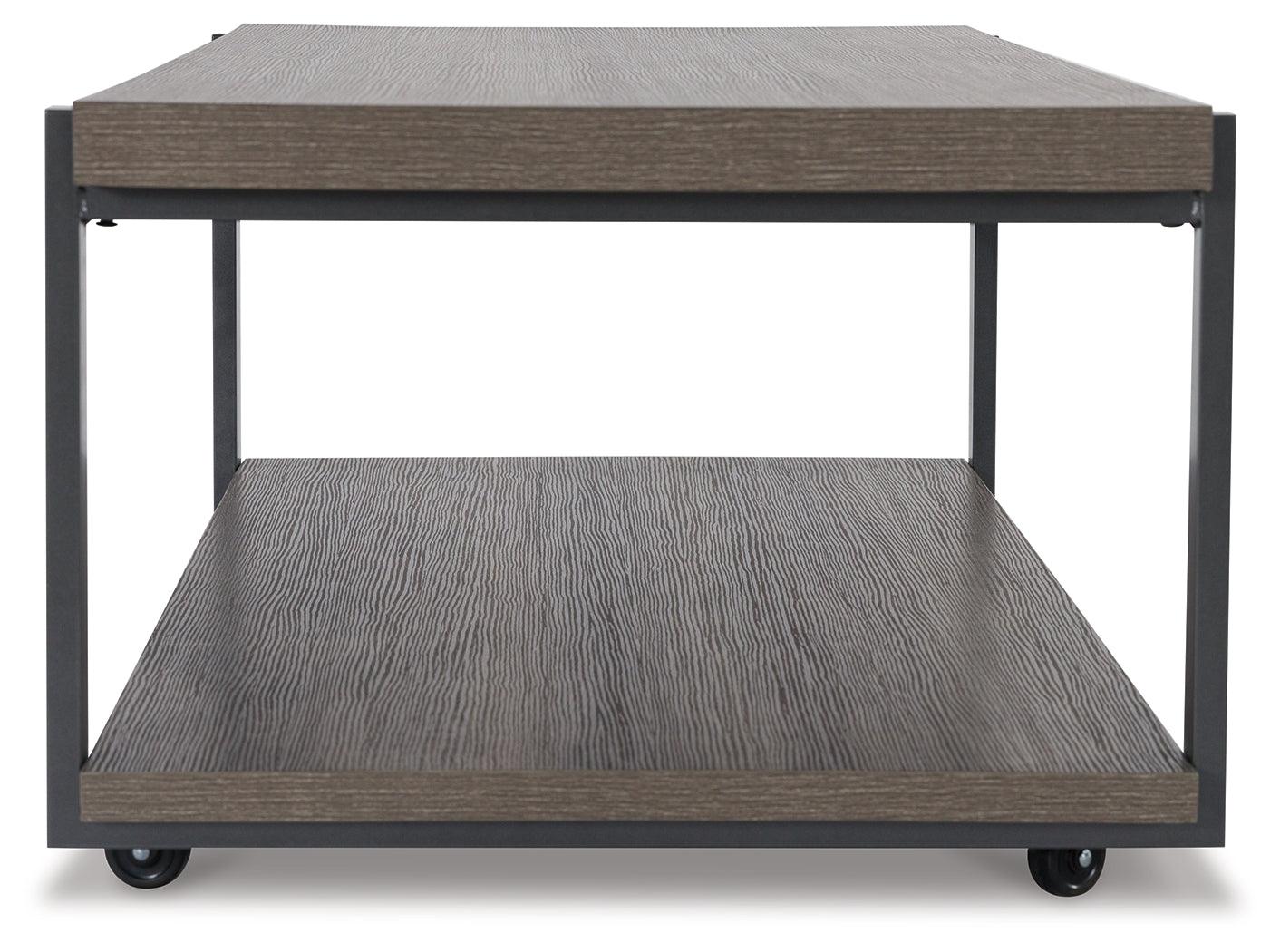 Wilmaden coffee table side angle