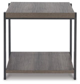 Wilmaden end table side angle