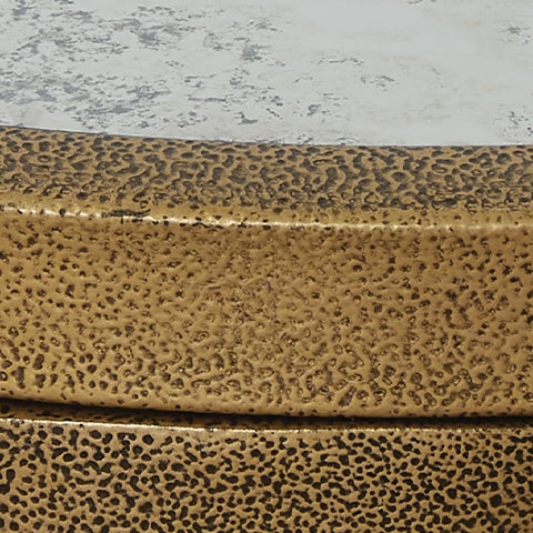 Korajane End Table finish close-up showing texture
