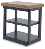 Close-up view of Landocken coffee table caster detail
