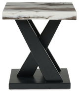 Cendill coffee table side profile with caster wheels