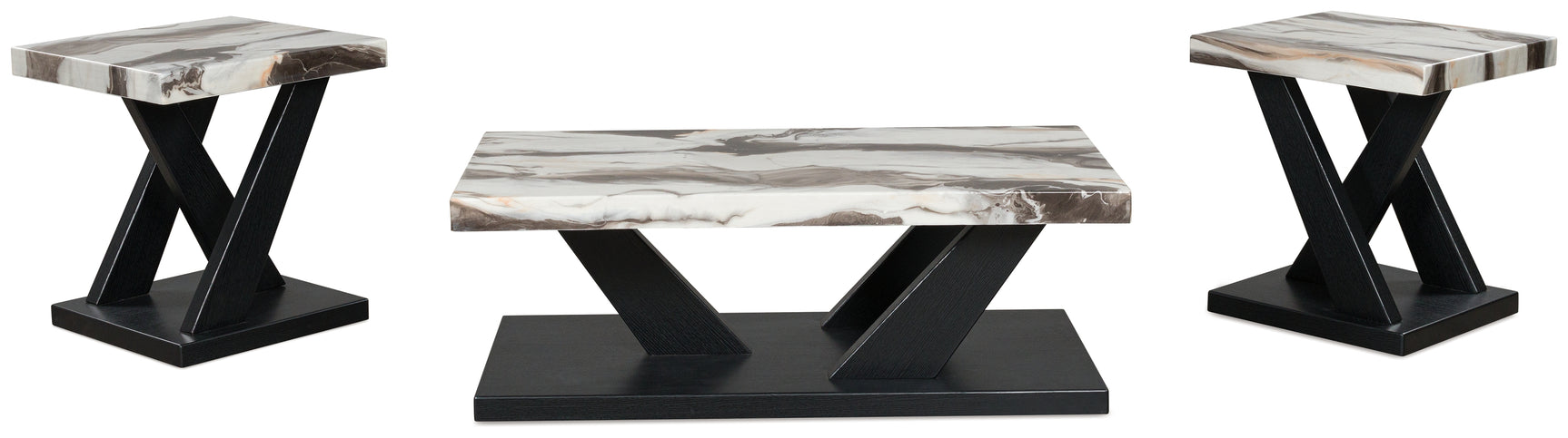 Cendill coffee table angled view showcasing casters