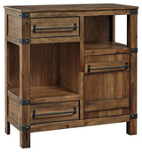 Roybeck Accent Cabinet angled side view