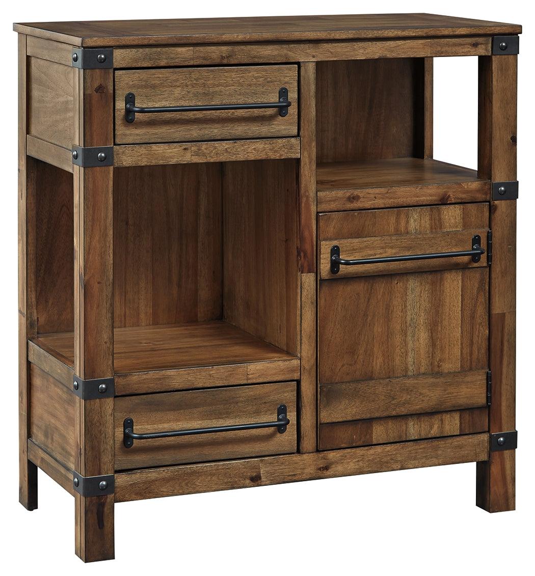 Roybeck Accent Cabinet angled side view