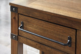 Close-up view of handle detail on Roybeck Cabinet