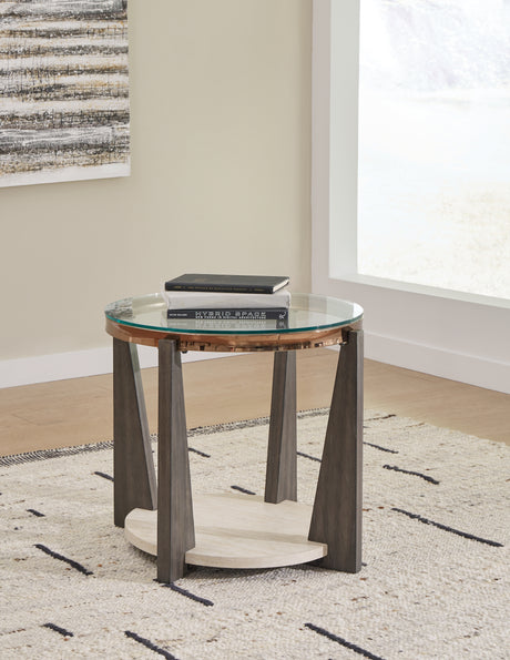 Close-up of solid wood leg and metal frame joint