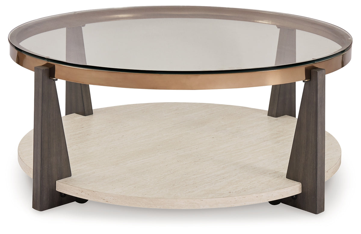 Coffee table dimension label photo