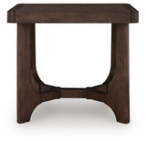 Korestone Dark Brown End Table view 3