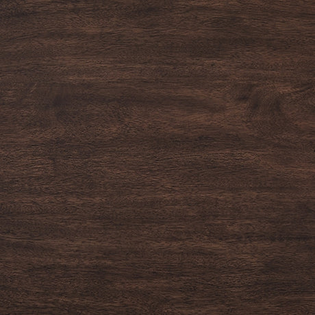 Close-up of Korestone sofa table dark brown finish
