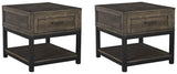 Johurst side view showing distressed finish