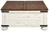 Back view of Wystfield coffee table