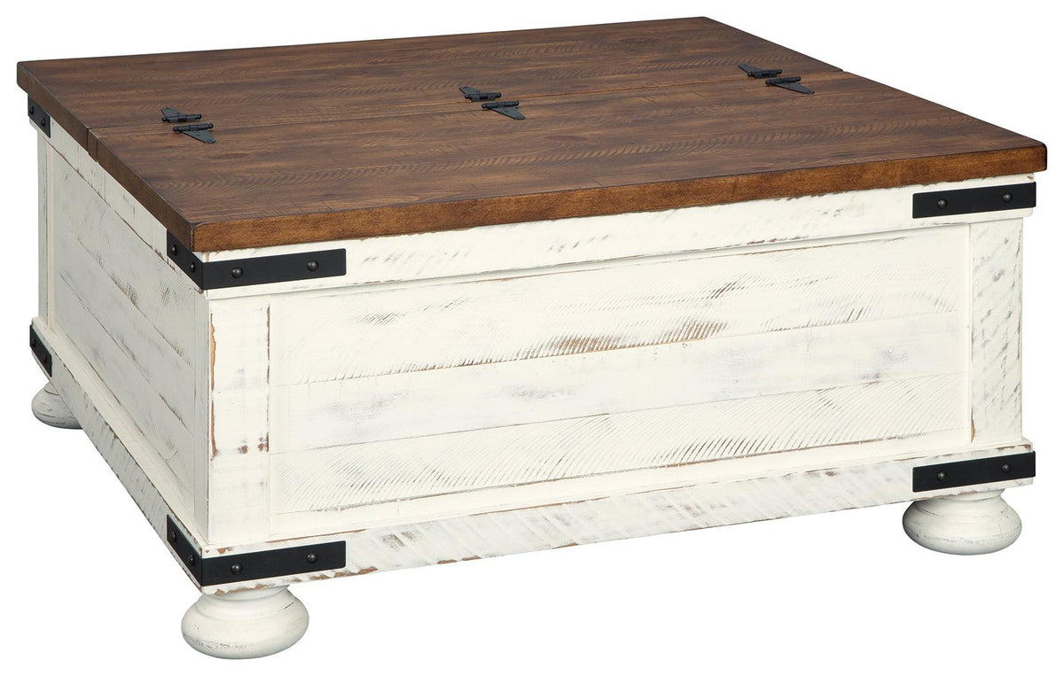 Wystfield coffee table side angle