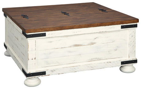 Wystfield coffee table side angle